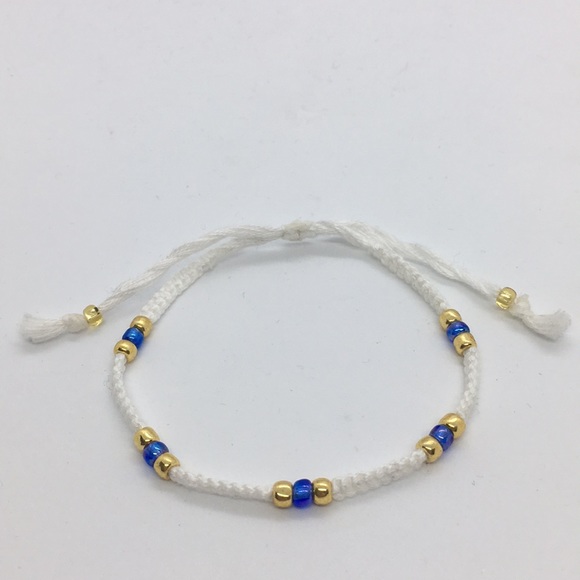 Handmade Beaded Macrame Friendship Bracelet - Picture 6 of 12